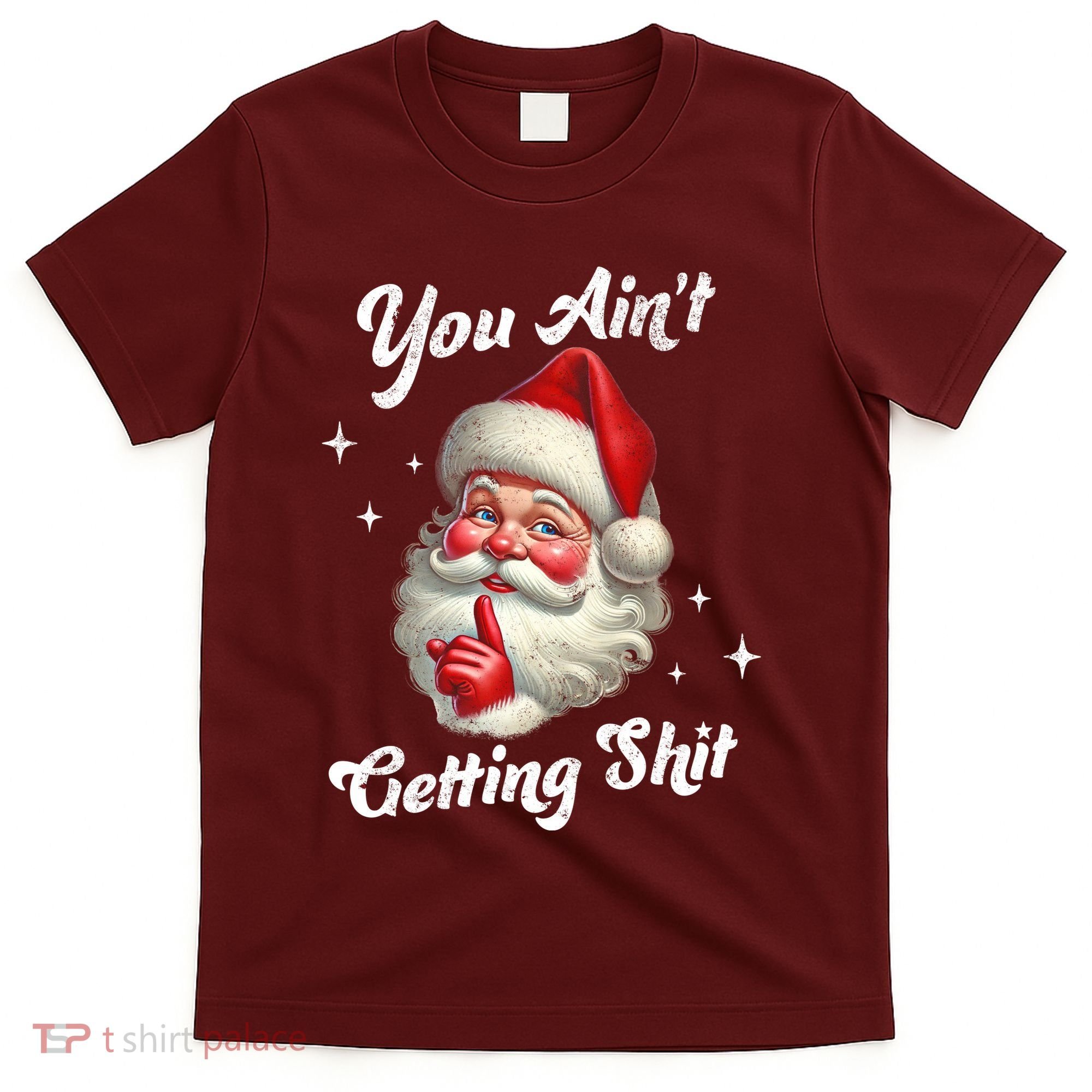 Vintage Christmas Funny Santa Claus T-Shirt