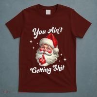 Vintage Christmas Funny Santa Claus T-Shirt thumb 5