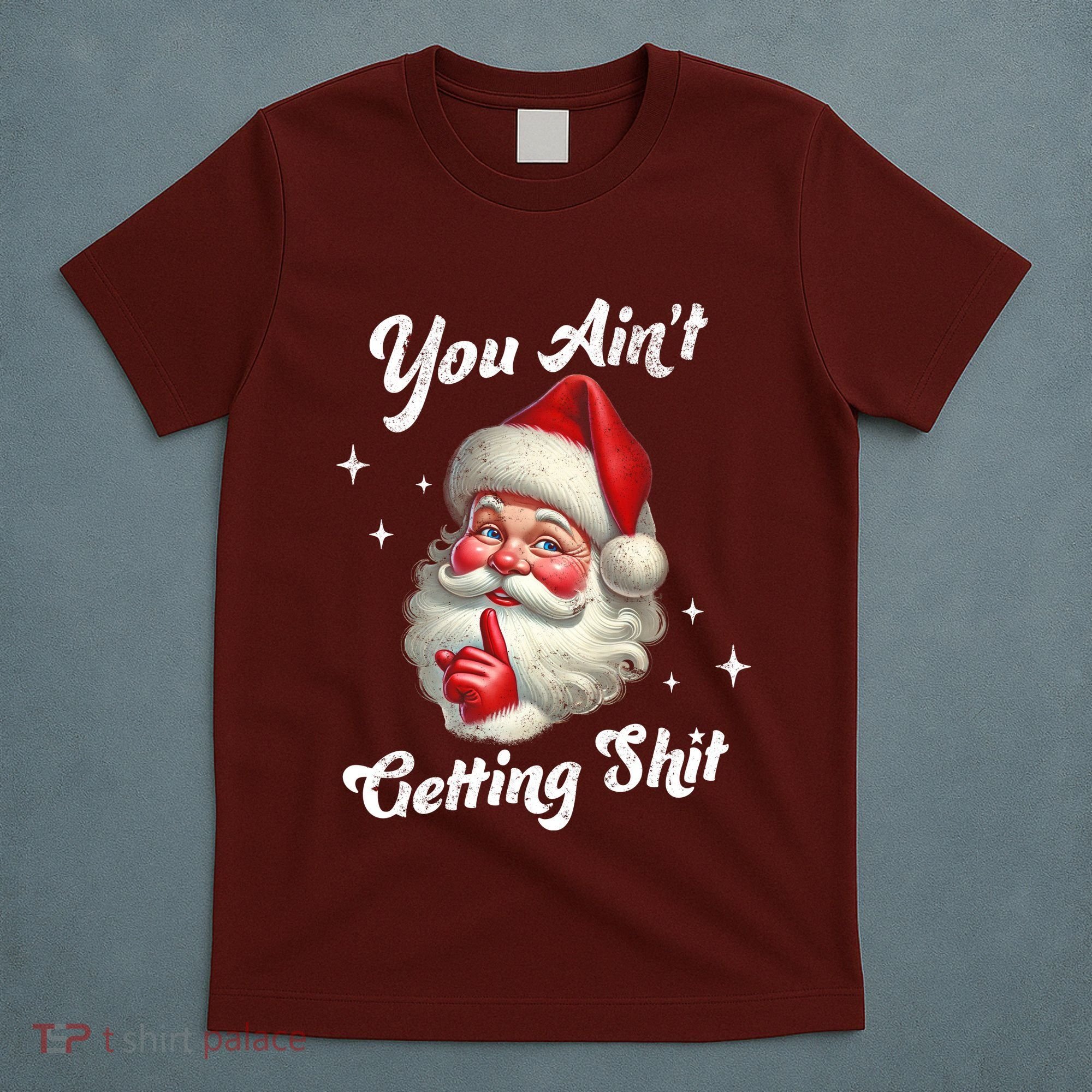 Vintage Christmas Funny Santa Claus T-Shirt
