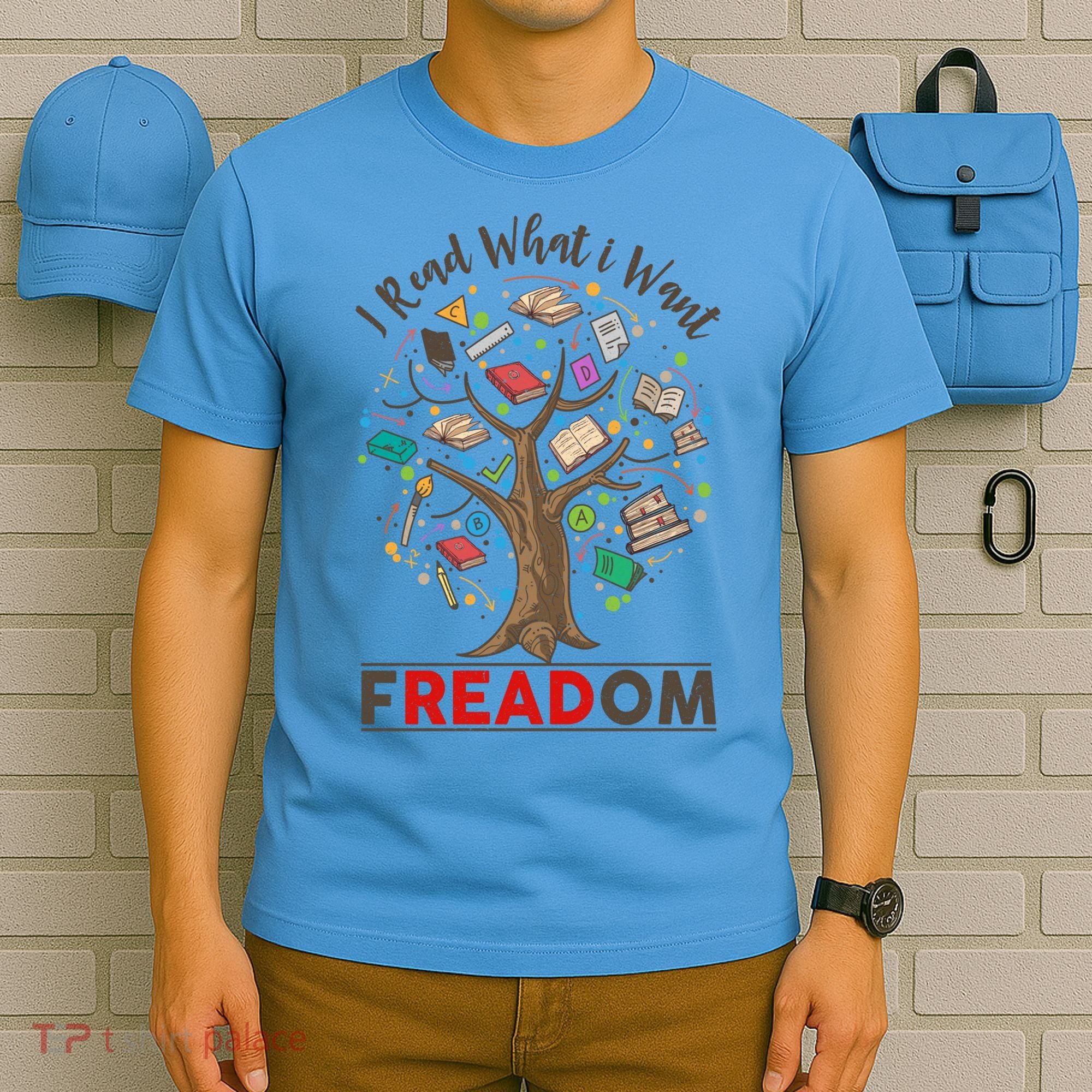 Vintage Censorship Freedom Reading Nerd I Read Banned Books Meaningful Gift T-Shirt