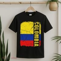 Vintage Colombian Flag Colombia Pride Roots Heritage Gift T-Shirt thumb 2