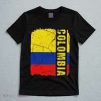 Vintage Colombian Flag Colombia Pride Roots Heritage Gift T-Shirt thumb 5