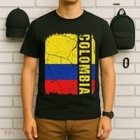 Vintage Colombian Flag Colombia Pride Roots Heritage Gift T-Shirt thumb 6