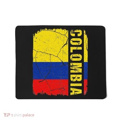 Vintage Colombian Flag Colombia Pride Roots Heritage Gift Mousepad
