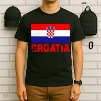 Vintage Croatia Flag National Pride Enthusiasts T-Shirt thumb 6