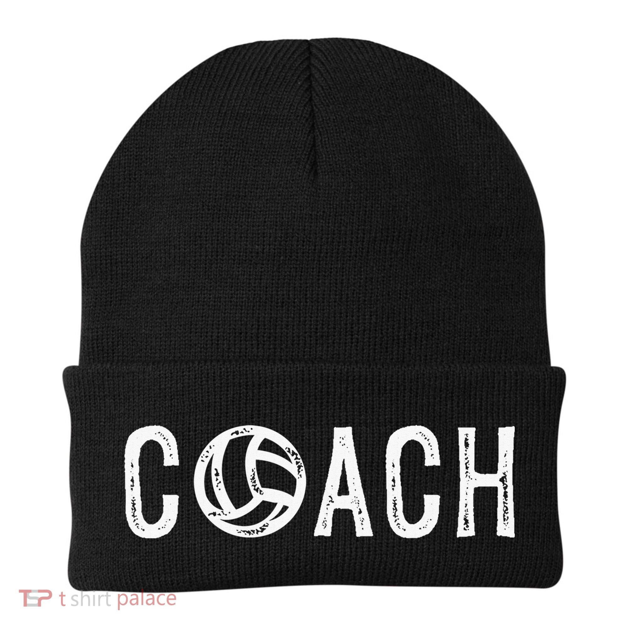 Volleyball Coach Funny Sports Definition Trainer Instructor Beanie