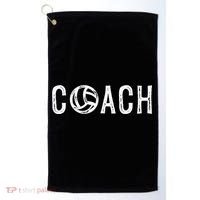 Volleyball Coach Funny Sports Definition Trainer Instructor Golf Towel thumb 0