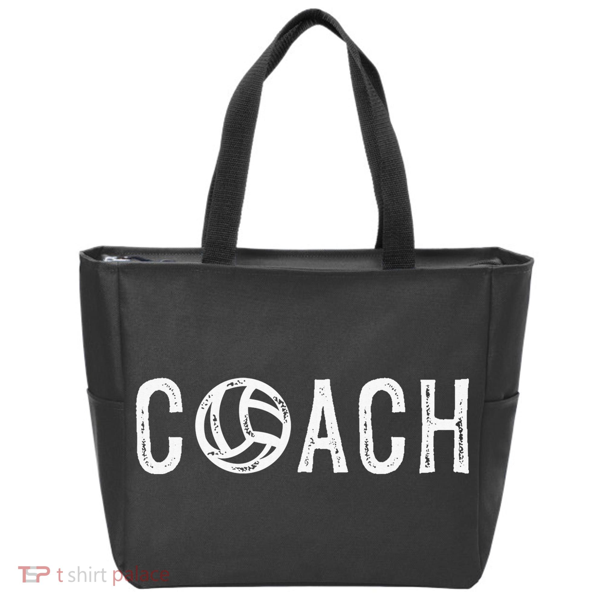 Volleyball Coach Funny Sports Definition Trainer Instructor Tote Bag
