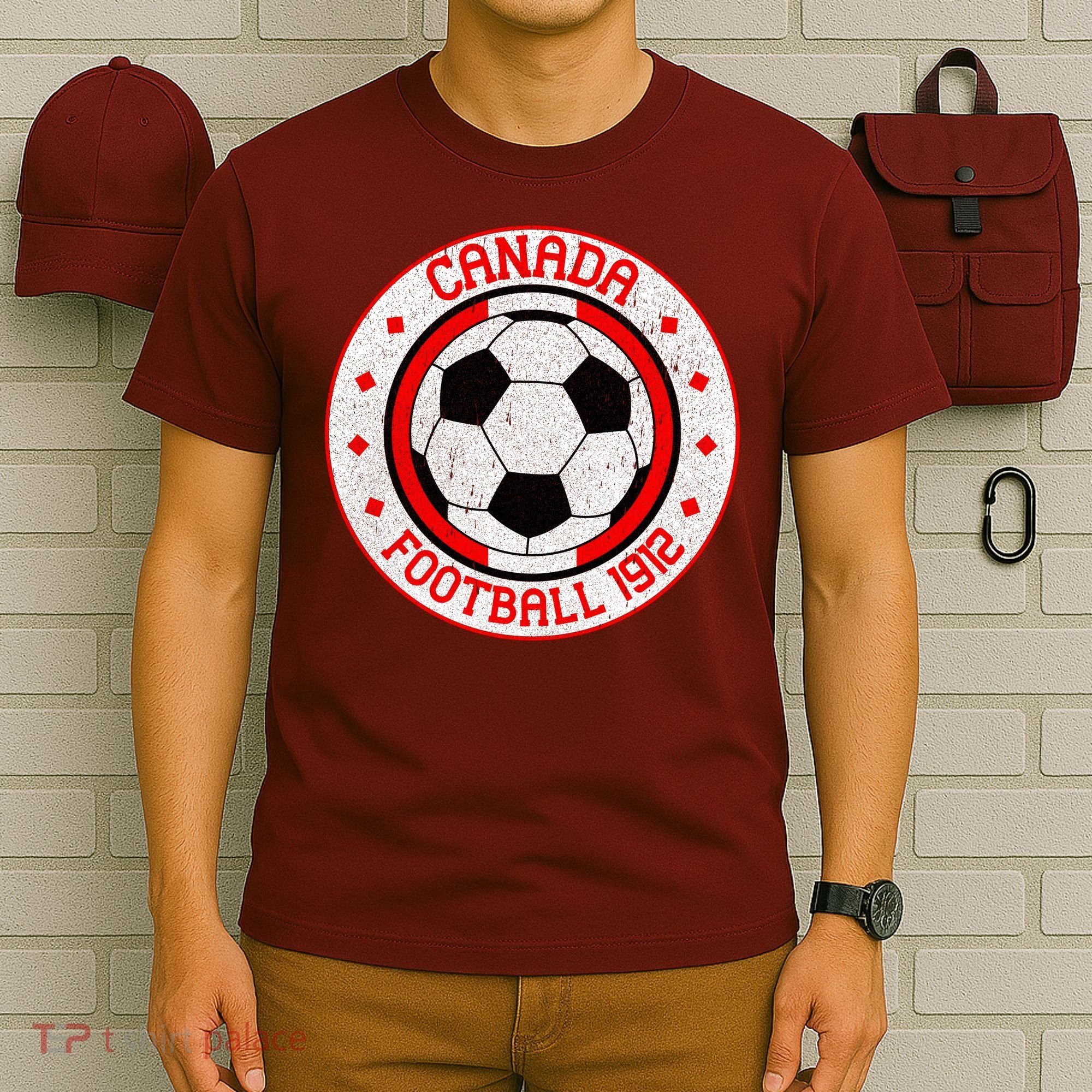 Vintage Canada Football 1912 Soccer Fan T-Shirt