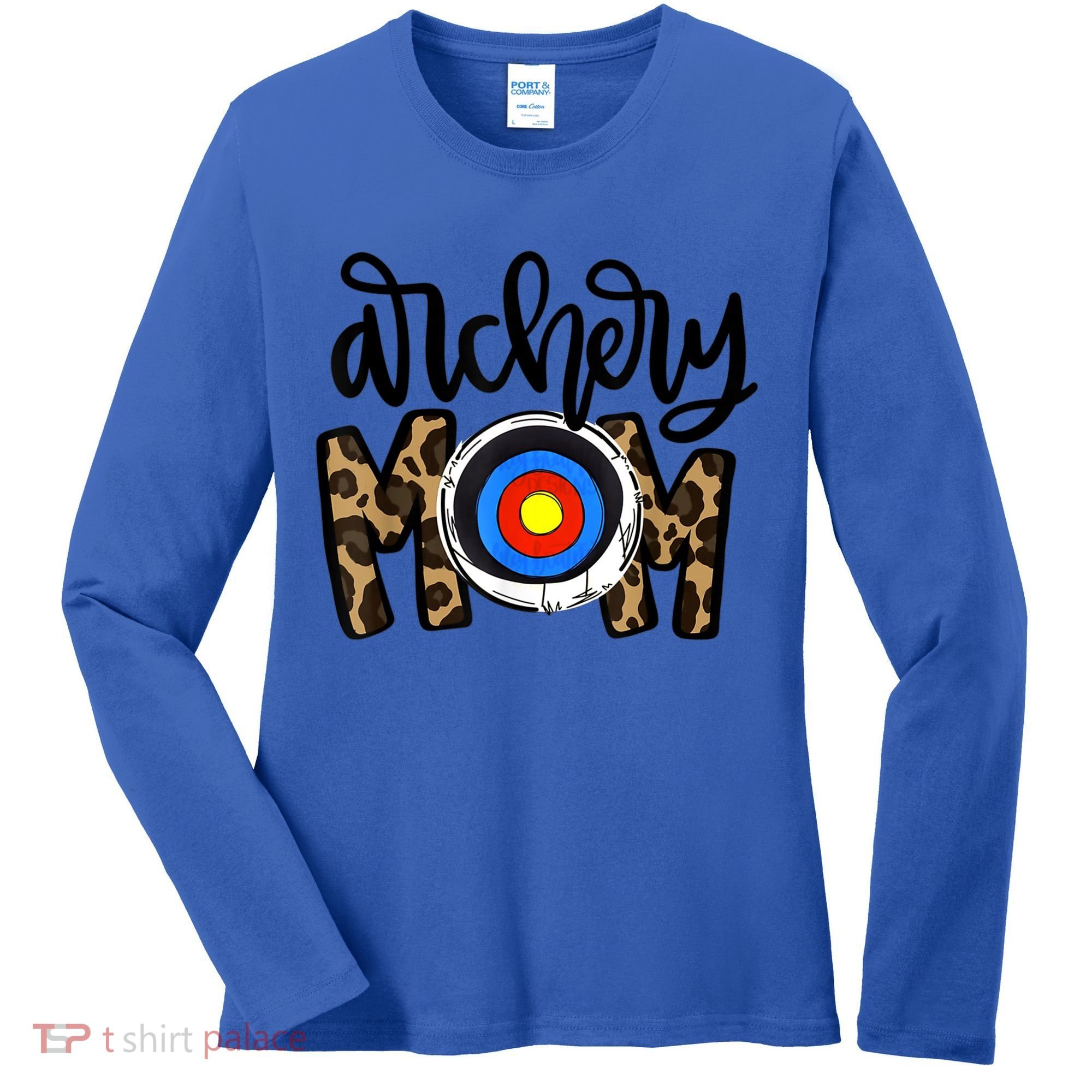 Valentines Christmas Family Matching Archery Mom Mother Day Gift Women's Long Sleeve Shirt