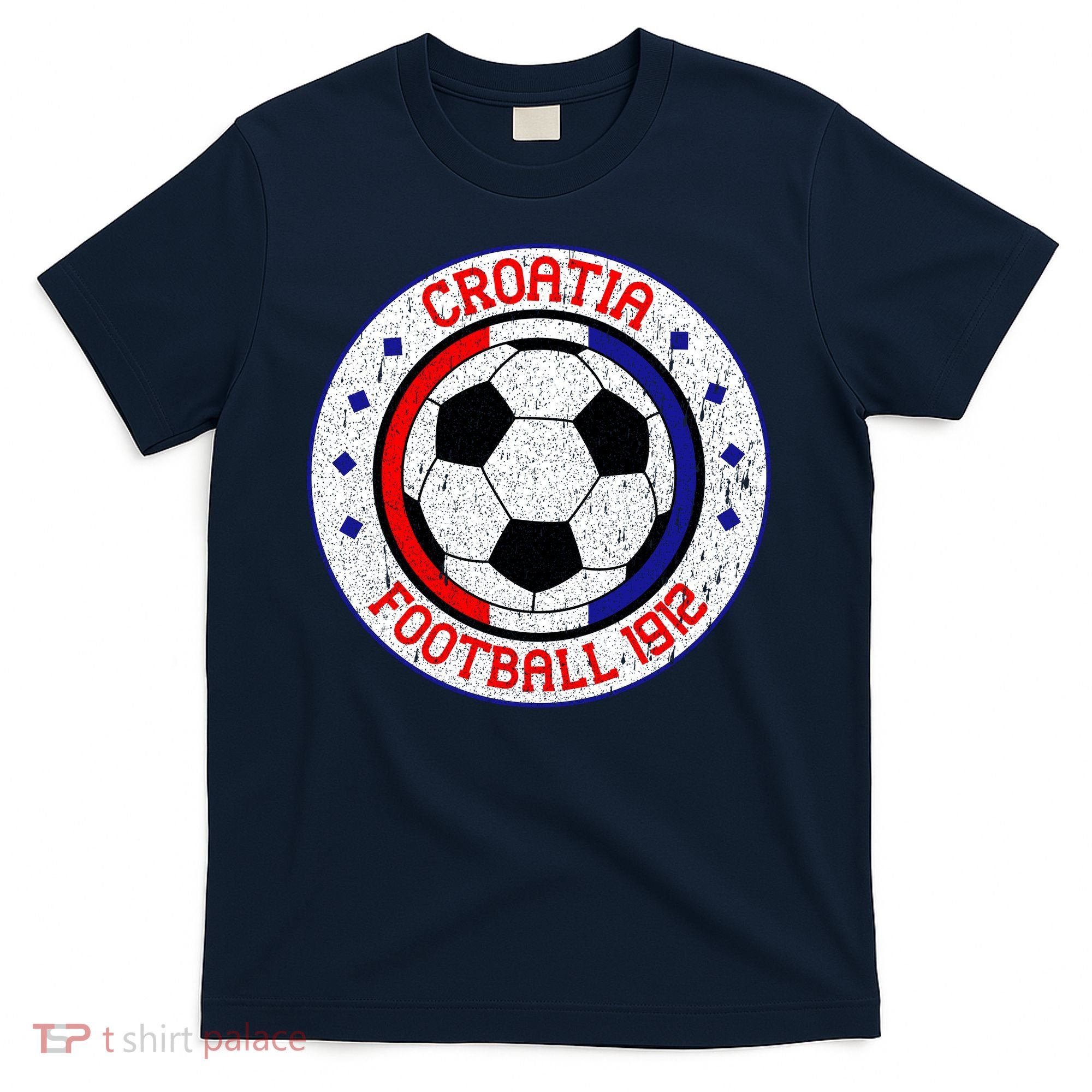 Vintage Croatia Football 1912 Soccer Fans T-Shirt