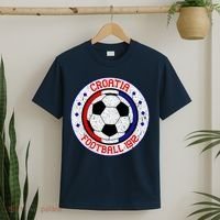 Vintage Croatia Football 1912 Soccer Fans T-Shirt thumb 2
