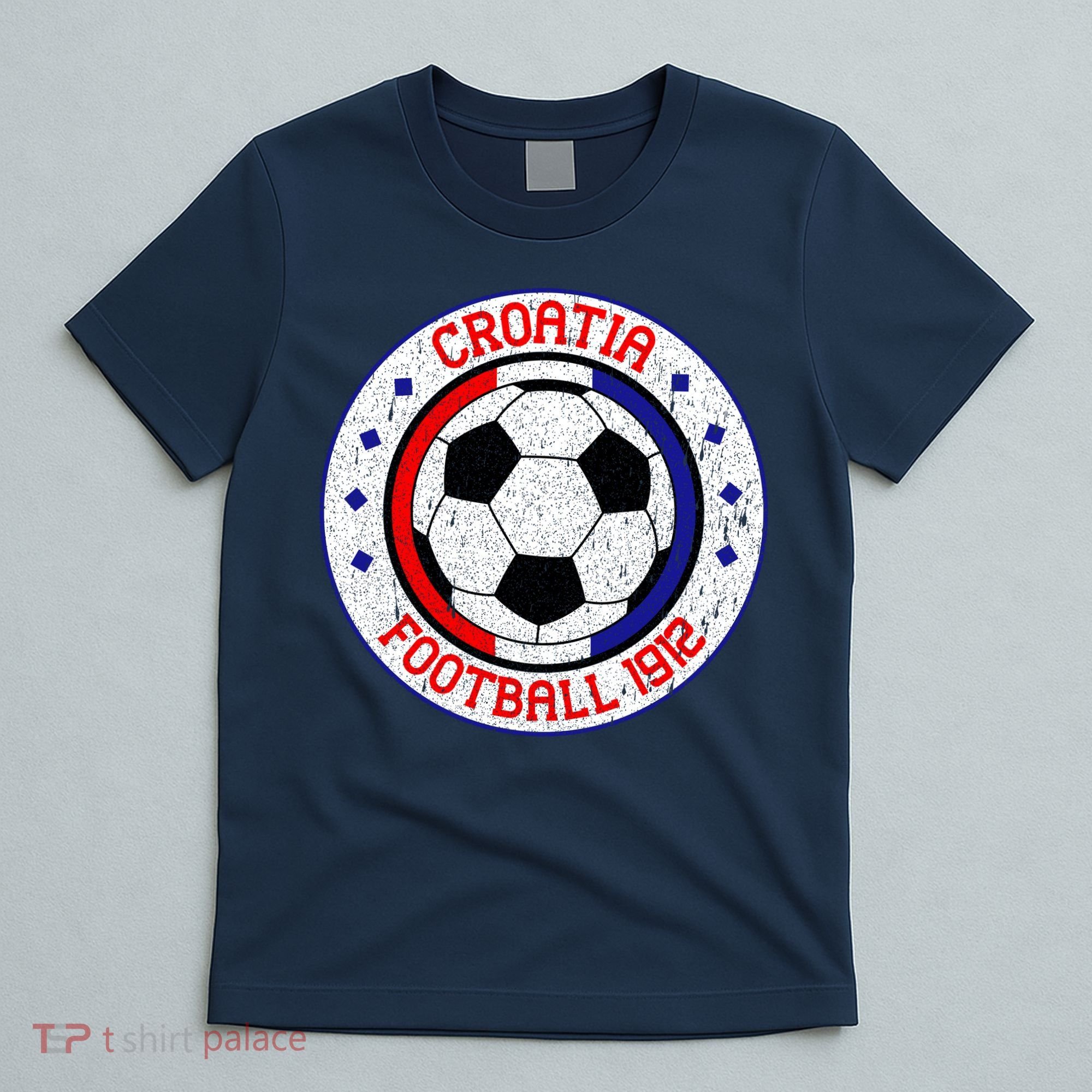 Vintage Croatia Football 1912 Soccer Fans T-Shirt