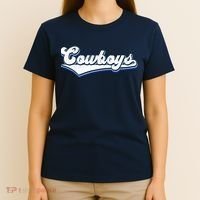 Vintages Cowboys Football Logo T-Shirt thumb 4