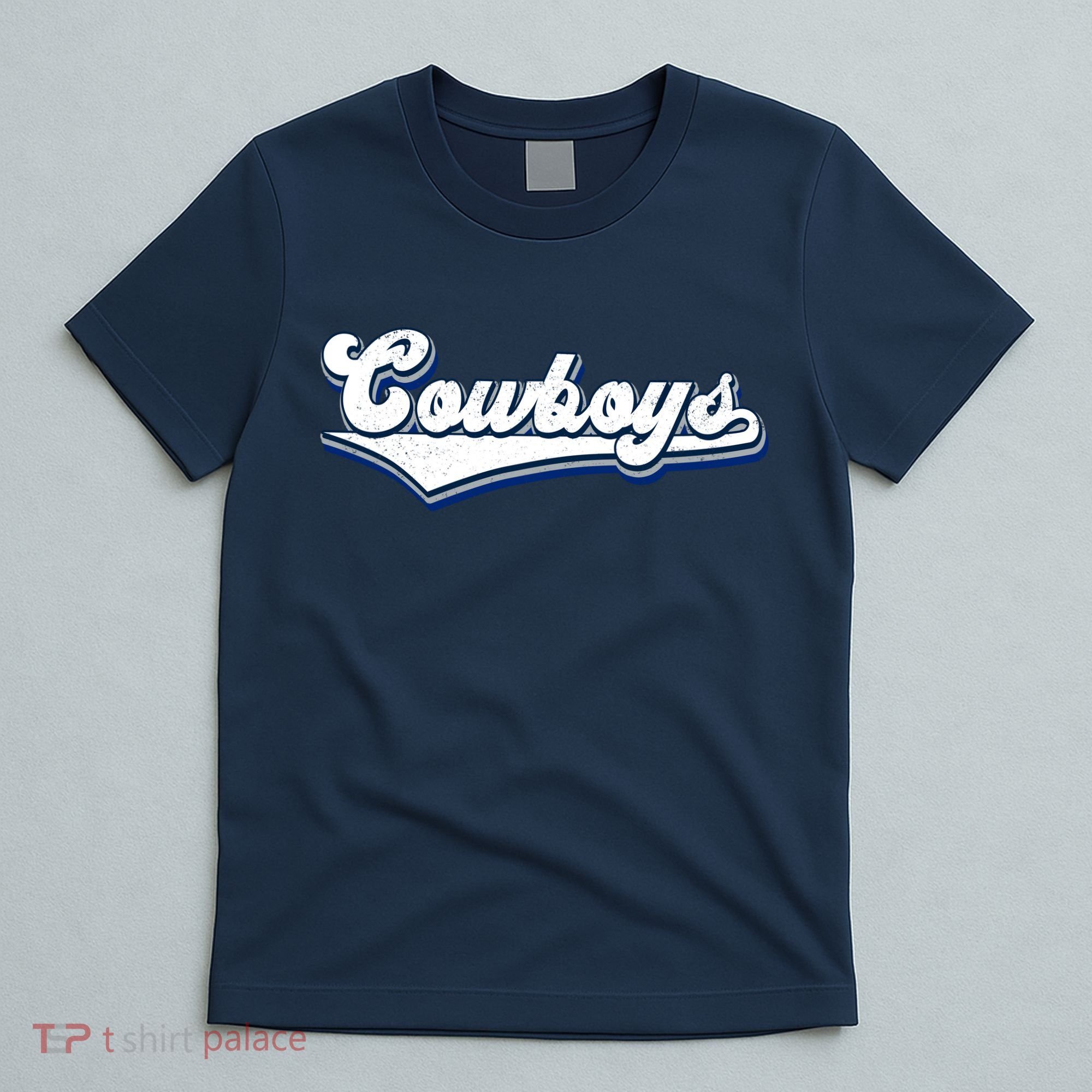 Vintages Cowboys Football Logo T-Shirt