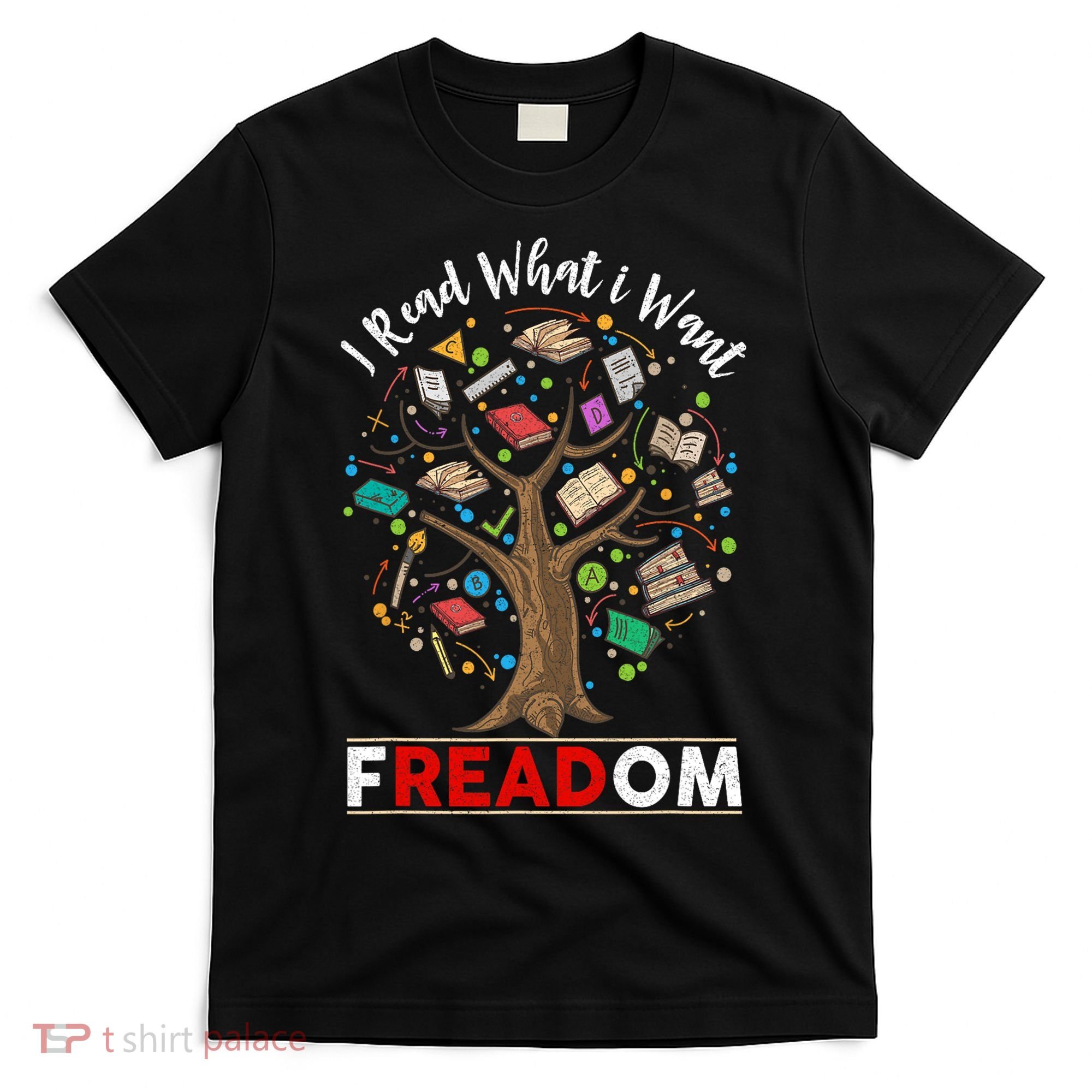 Vintage Censorship Freedom Reading Nerd I Read Banned Books T-Shirt