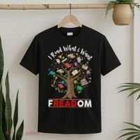 Vintage Censorship Freedom Reading Nerd I Read Banned Books T-Shirt thumb 2