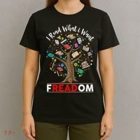 Vintage Censorship Freedom Reading Nerd I Read Banned Books T-Shirt thumb 4