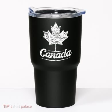 Vintage Canada Flag Canadian Flag Maple Leaf Tumbler