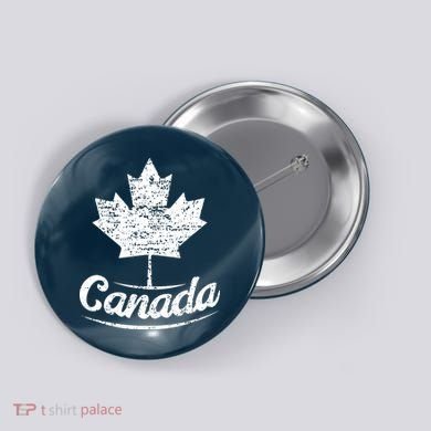 Vintage Canada Flag Canadian Flag Maple Leaf Button