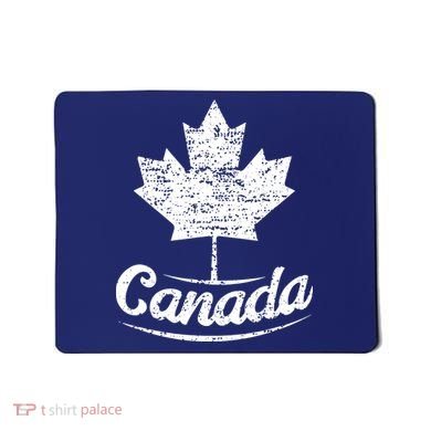 Vintage Canada Flag Canadian Flag Maple Leaf Mousepad