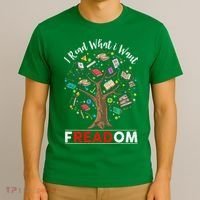 Vintage Censorship Freedom Reading Nerd I Read Banned Books T-Shirt thumb 3