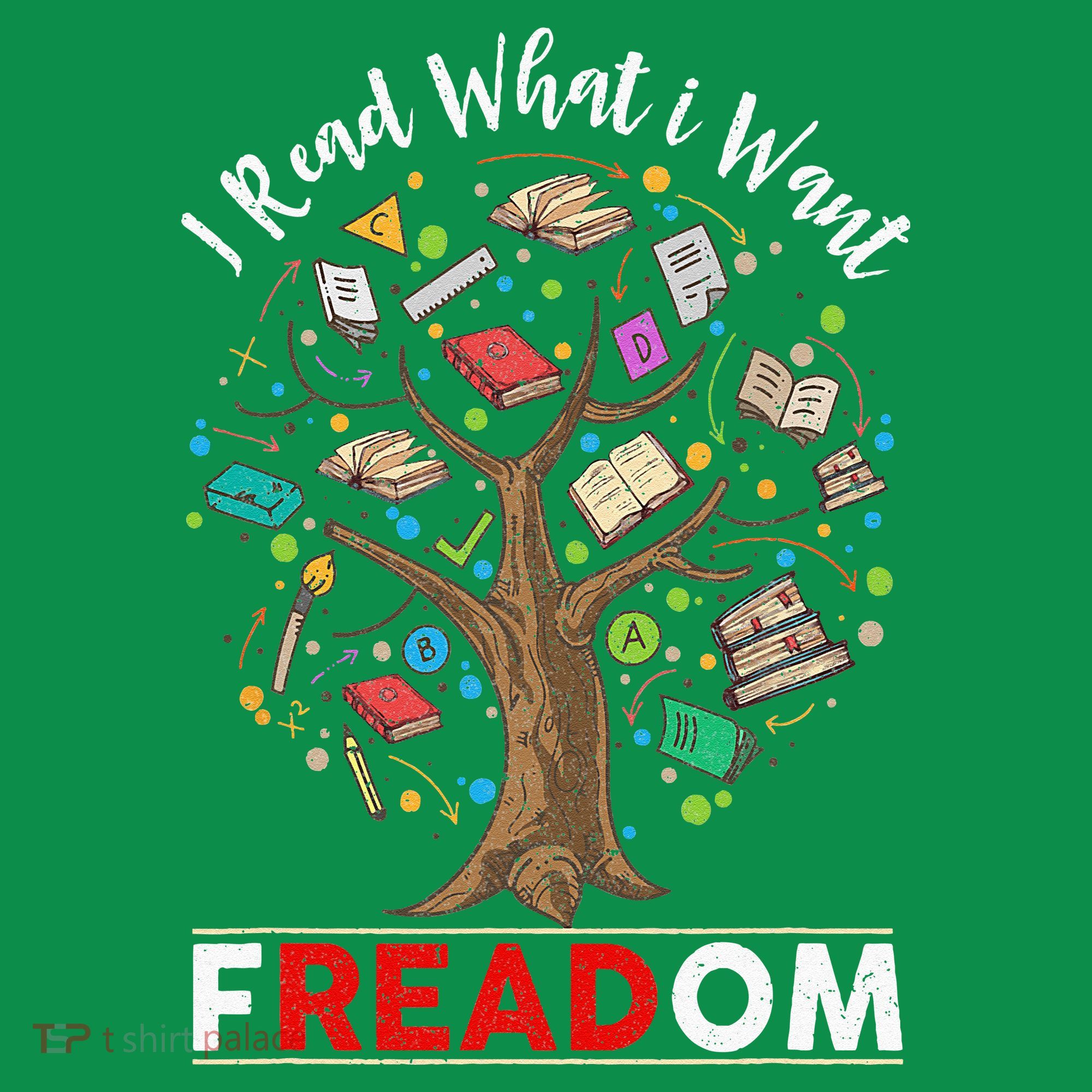 Vintage Censorship Freedom Reading Nerd I Read Banned Books T-Shirt