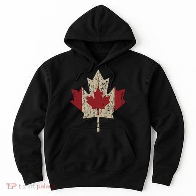 Vintage Canada Flag Shirts Maple Leaf Canadian Pride Hoodie