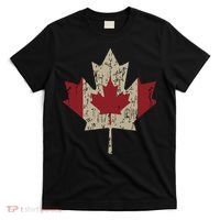Vintage Canada Flag Shirts Maple Leaf Canadian Pride T-Shirt thumb 0