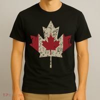 Vintage Canada Flag Shirts Maple Leaf Canadian Pride T-Shirt thumb 3