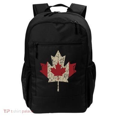 Vintage Canada Flag Shirts Maple Leaf Canadian Pride Backpack
