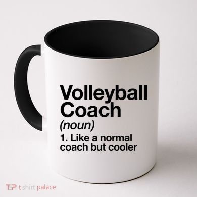 Volleyball Coach Funny Sports Definition Trainer Instructor Coffee Mug