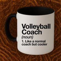 Volleyball Coach Funny Sports Definition Trainer Instructor Coffee Mug thumb 2