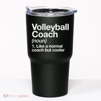 Volleyball Coach Funny Sports Definition Trainer Instructor Tumbler thumb 0