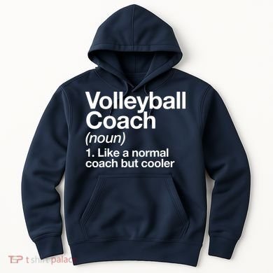 Volleyball Coach Funny Sports Definition Trainer Instructor Hoodie
