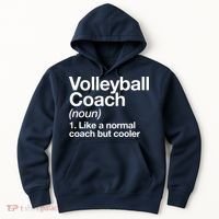 Volleyball Coach Funny Sports Definition Trainer Instructor Hoodie thumb 0