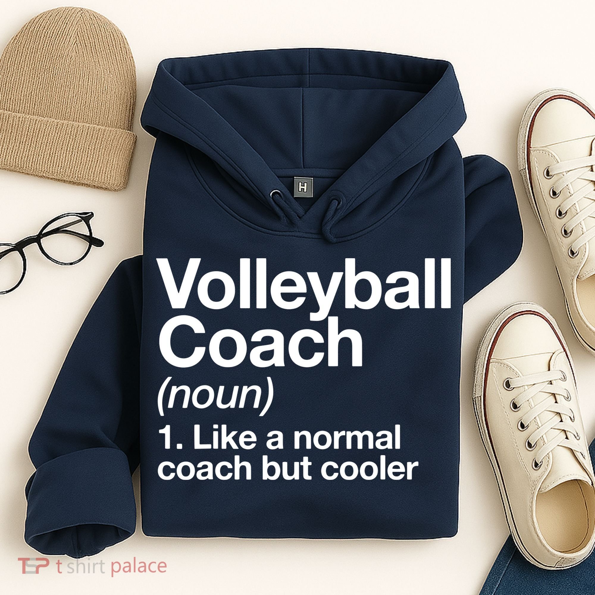 Volleyball Coach Funny Sports Definition Trainer Instructor Hoodie