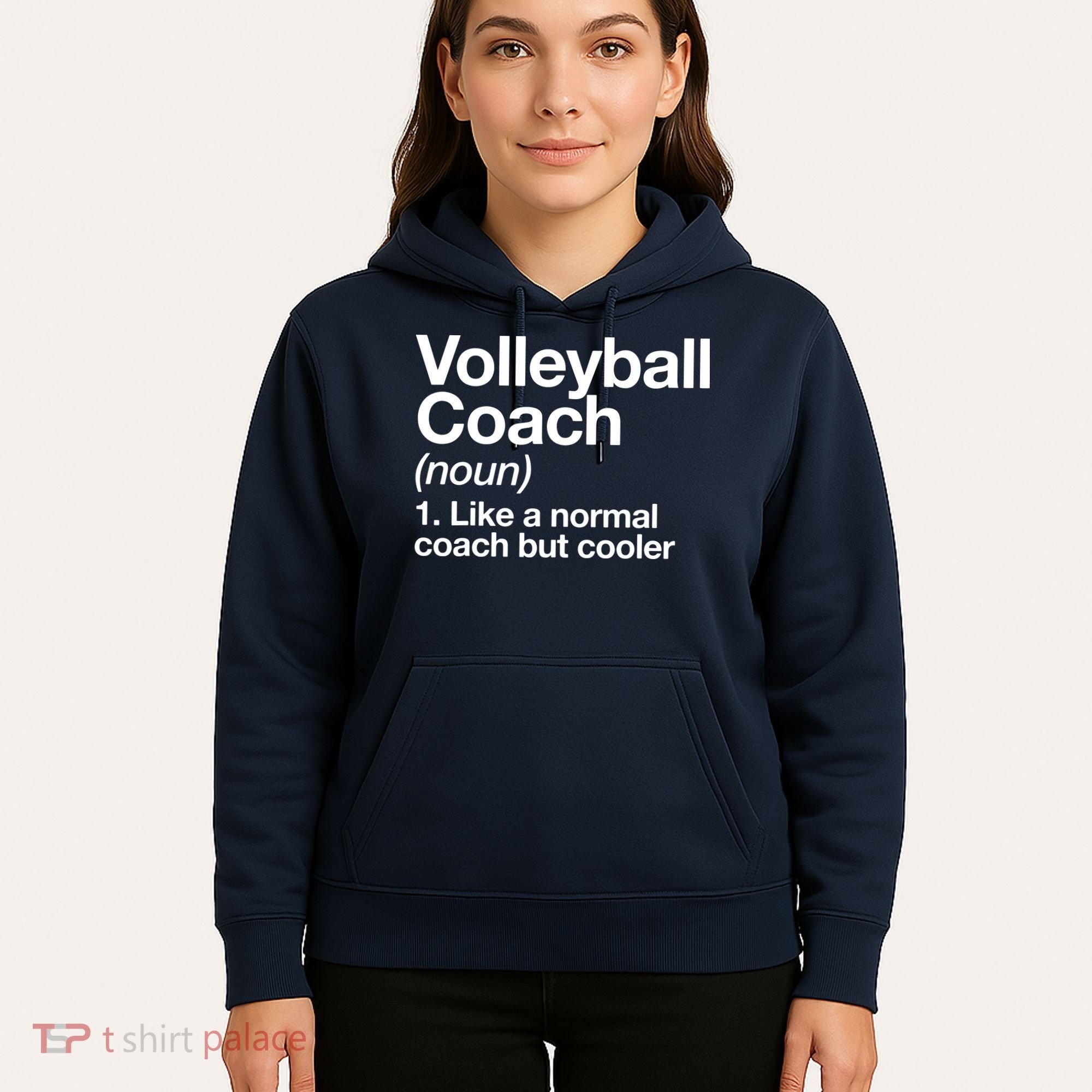 Volleyball Coach Funny Sports Definition Trainer Instructor Hoodie