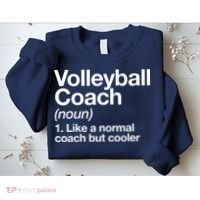 Volleyball Coach Funny Sports Definition Trainer Instructor Sweatshirt thumb 2