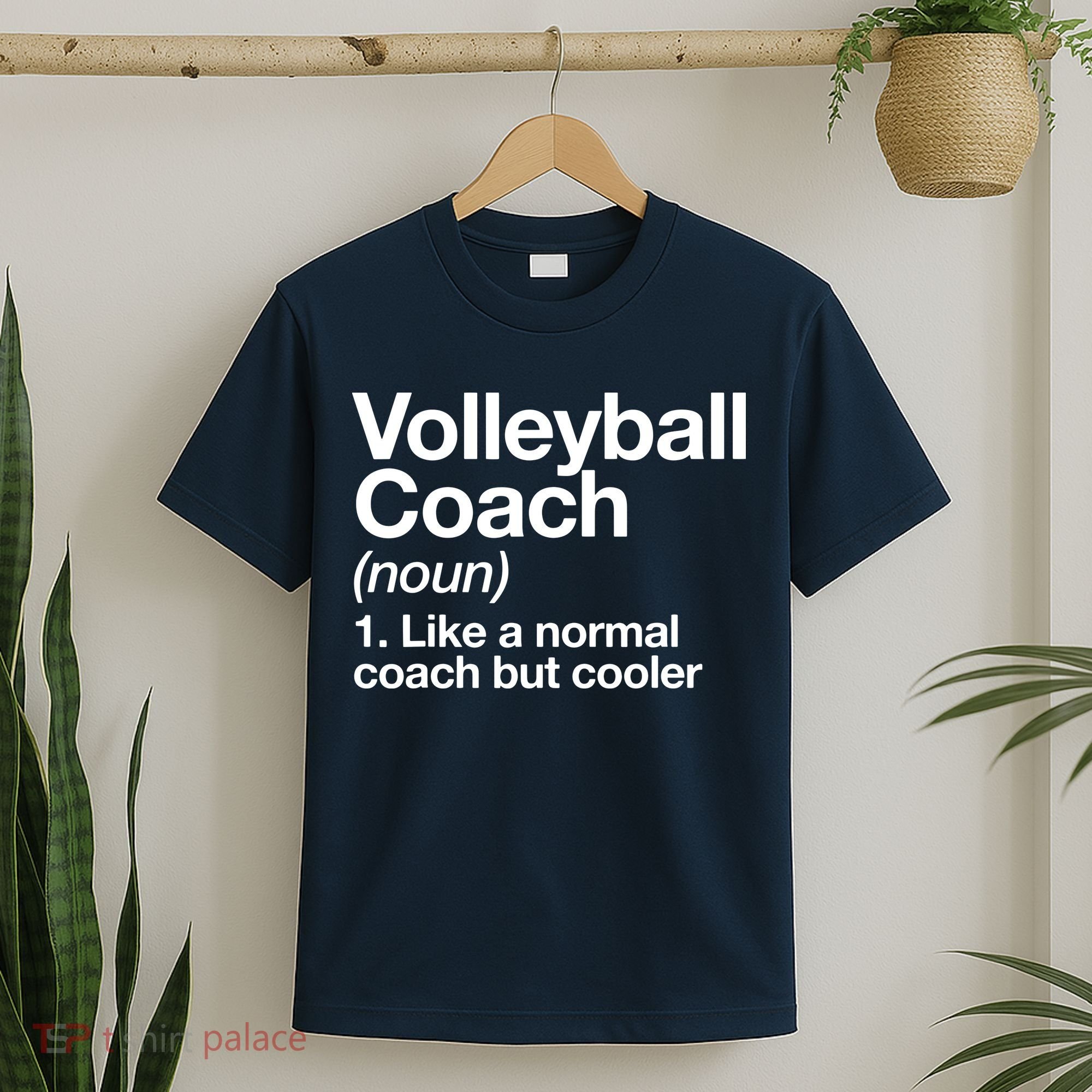 Volleyball Coach Funny Sports Definition Trainer Instructor T-Shirt
