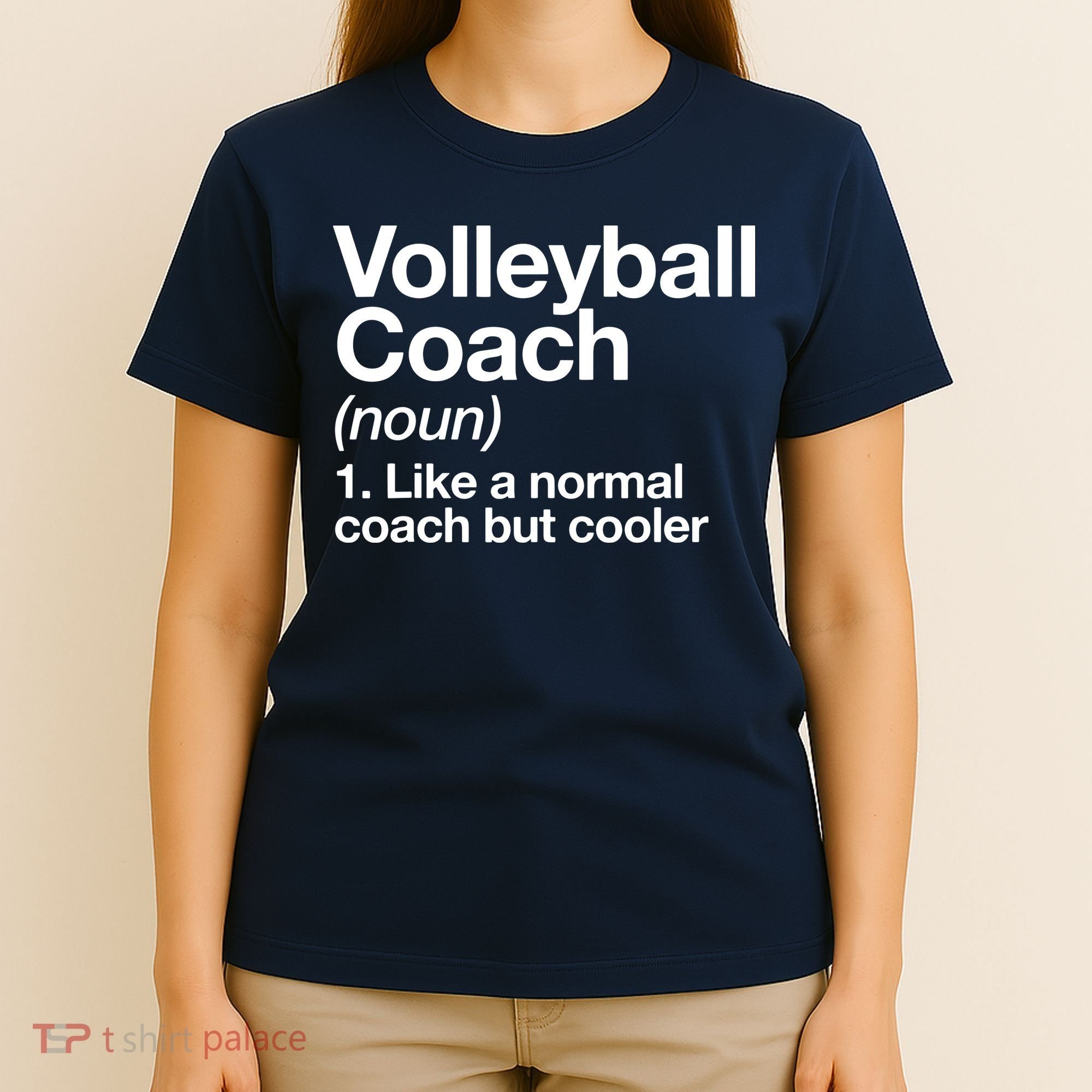Volleyball Coach Funny Sports Definition Trainer Instructor T-Shirt