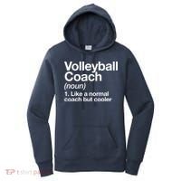 Volleyball Coach Funny Sports Definition Trainer Instructor Women's Hoodie thumb 0