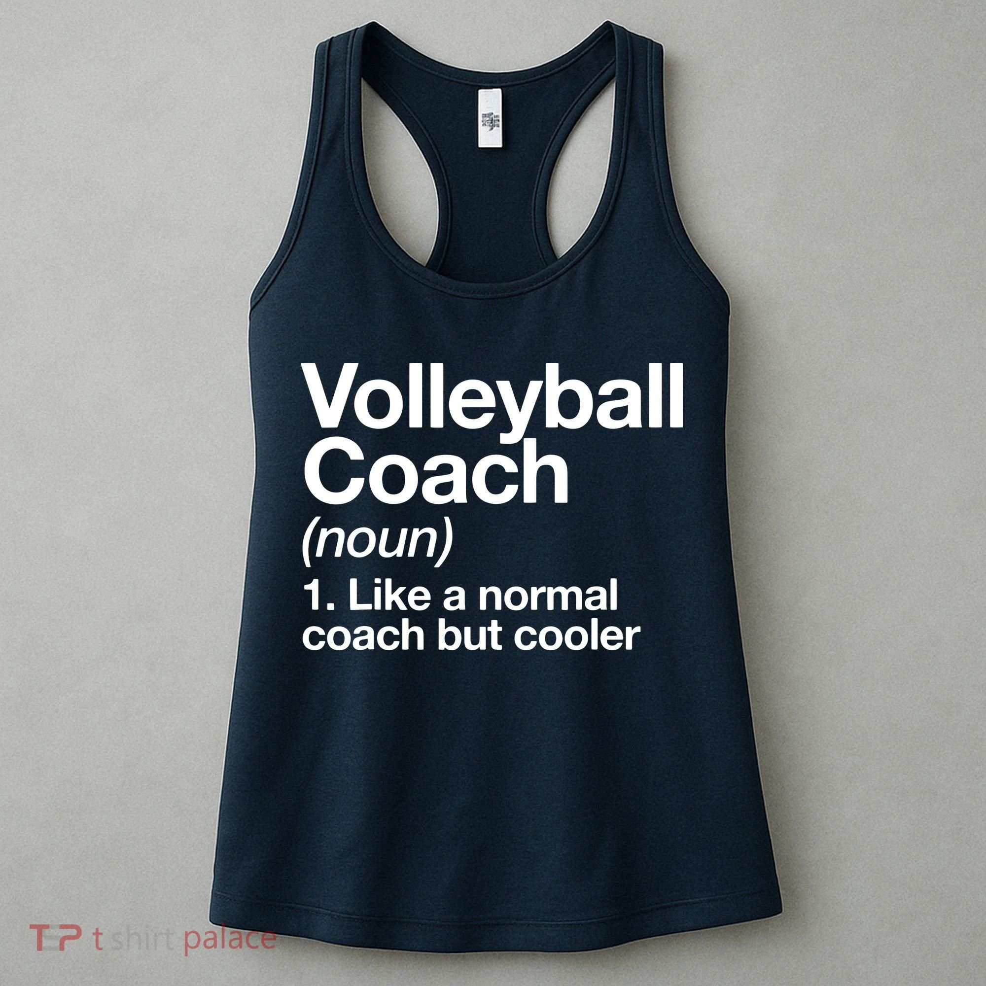 Volleyball Coach Funny Sports Definition Trainer Instructor Women's Tank Top