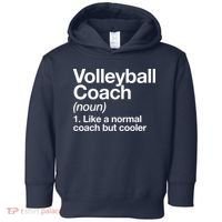 Volleyball Coach Funny Sports Definition Trainer Instructor Toddler Hoodie thumb 0