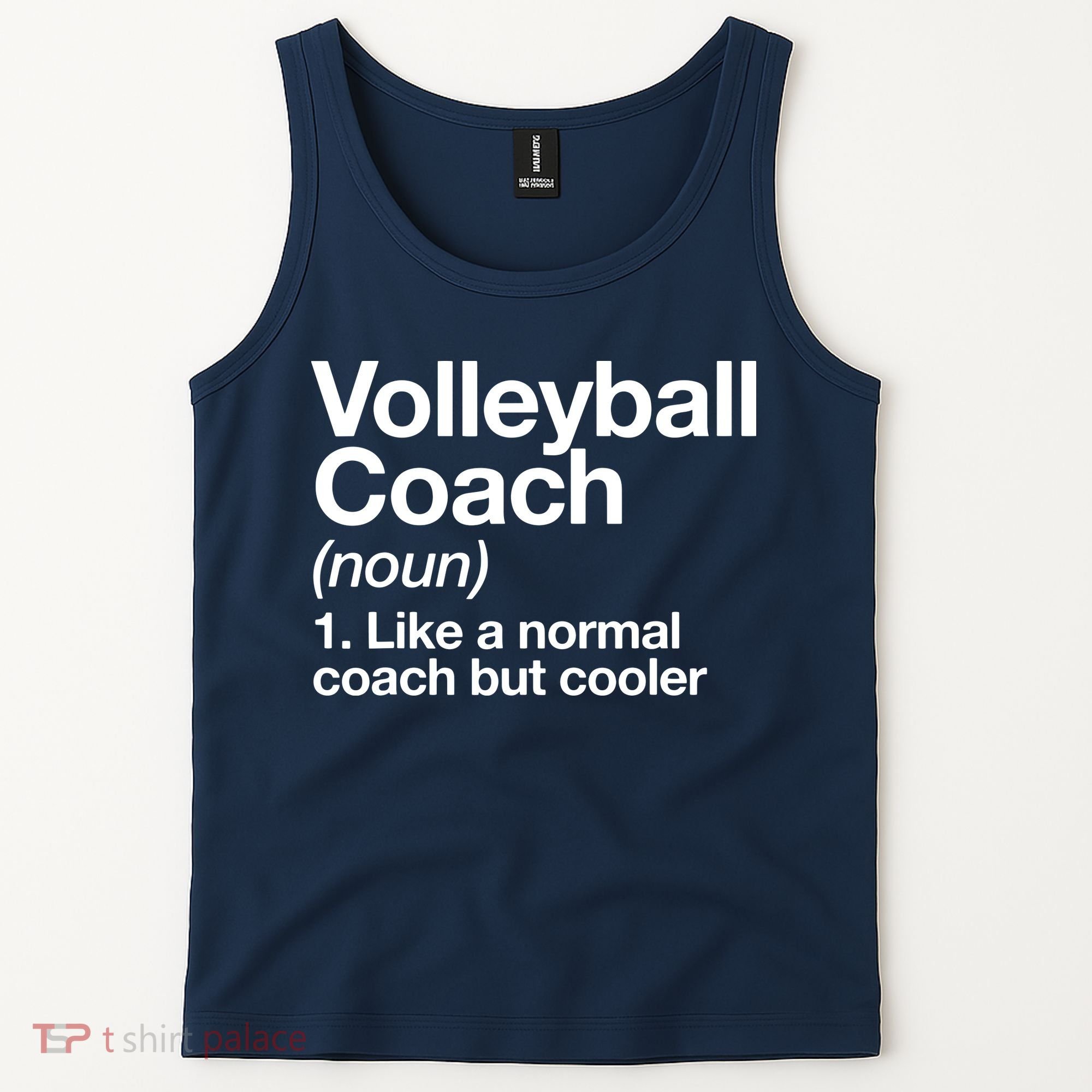 Volleyball Coach Funny Sports Definition Trainer Instructor Tank Top