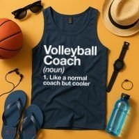 Volleyball Coach Funny Sports Definition Trainer Instructor Tank Top thumb 4