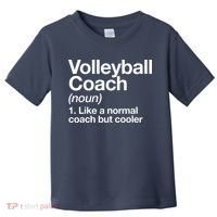 Volleyball Coach Funny Sports Definition Trainer Instructor Toddler T-Shirt thumb 0