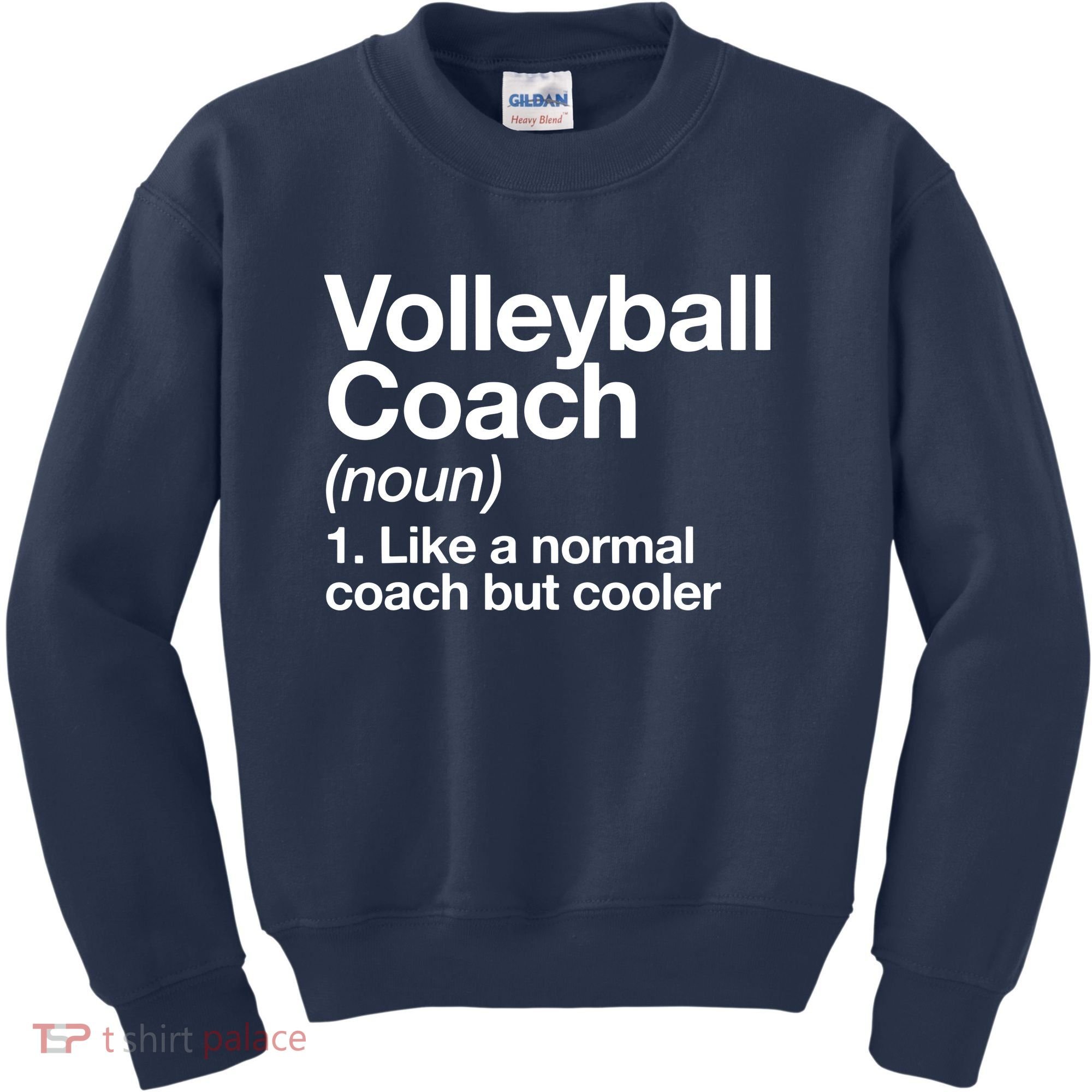 Volleyball Coach Funny Sports Definition Trainer Instructor Kids Sweatshirt
