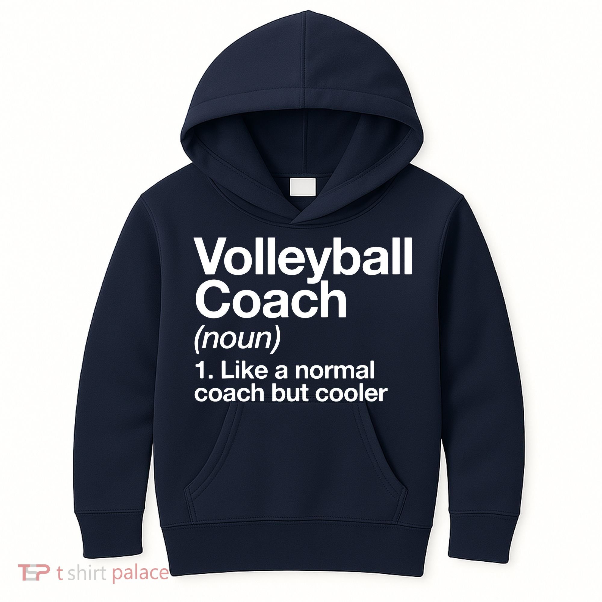 Volleyball Coach Funny Sports Definition Trainer Instructor Kids Hoodie