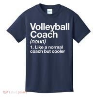 Volleyball Coach Funny Sports Definition Trainer Instructor Kids T-Shirt thumb 0